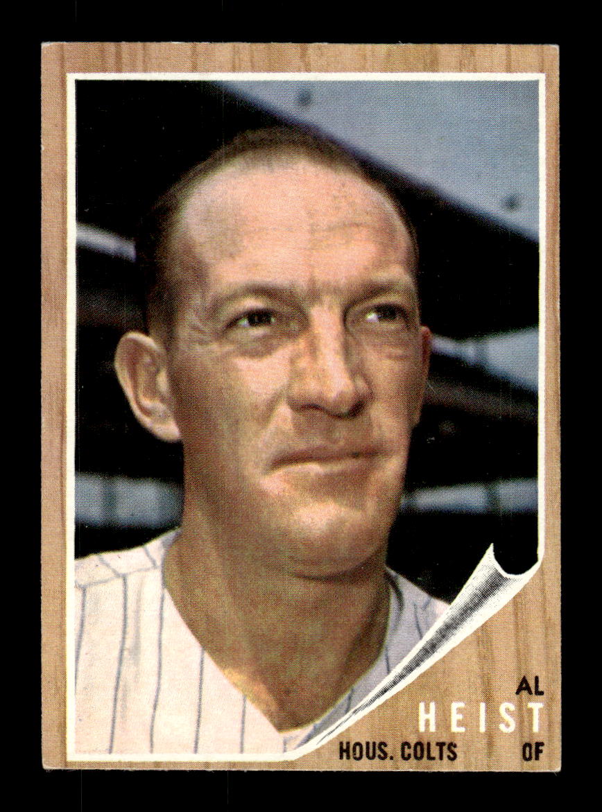 1962 Topps #373 Al Heist Houston Colt .45s EX CS26014984