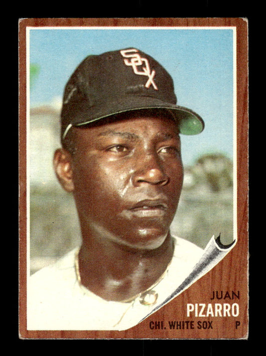 1962 Topps #255 Juan Pizarro Chicago White Sox EX CS26015037