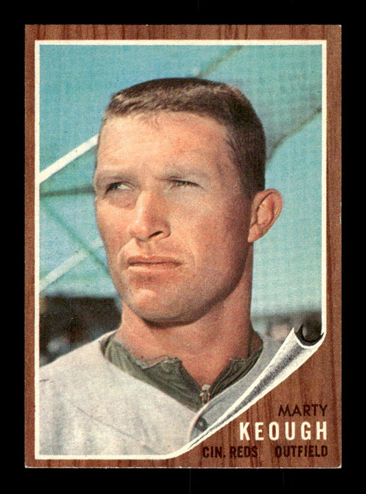 1962 Topps #258 Marty Keough Cincinnati Reds EX CS26015040