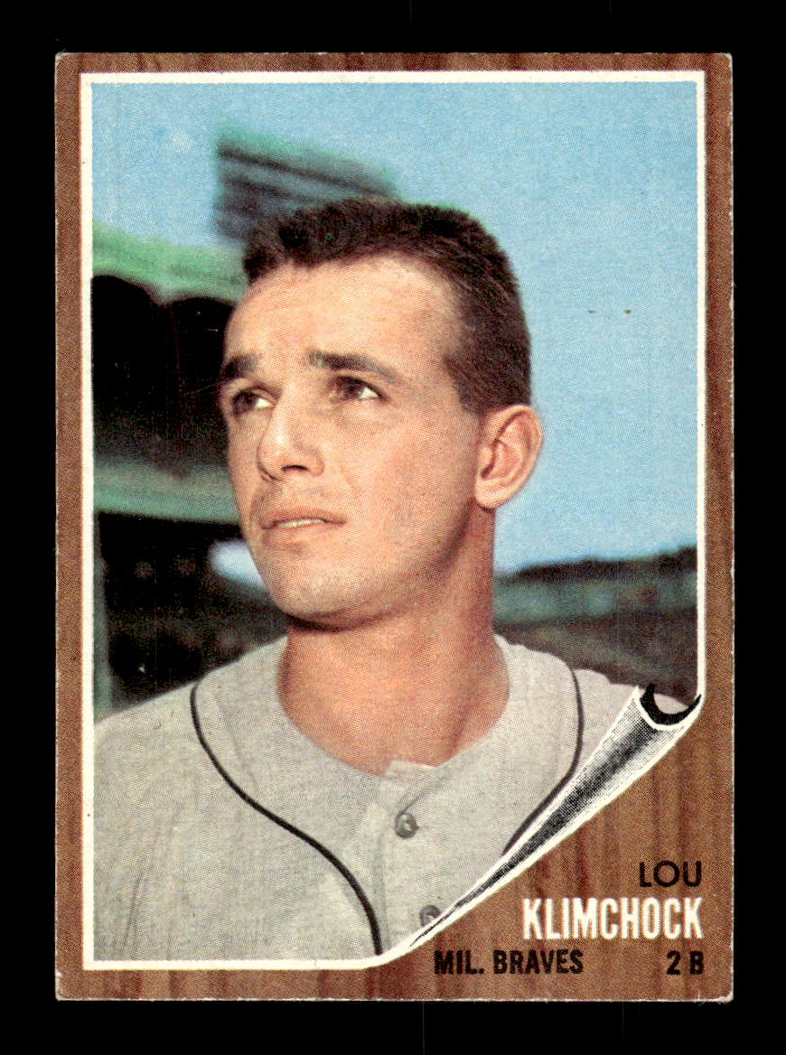 1962 Topps #259 Lou Klimchock Milwaukee Braves EX CS26015041