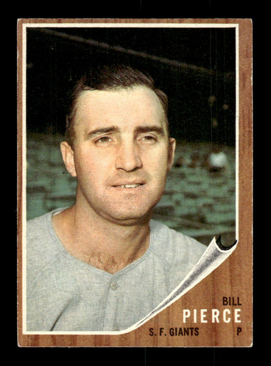 1962 Topps #260 Bill Pierce San Francisco Giants EX CS26015042