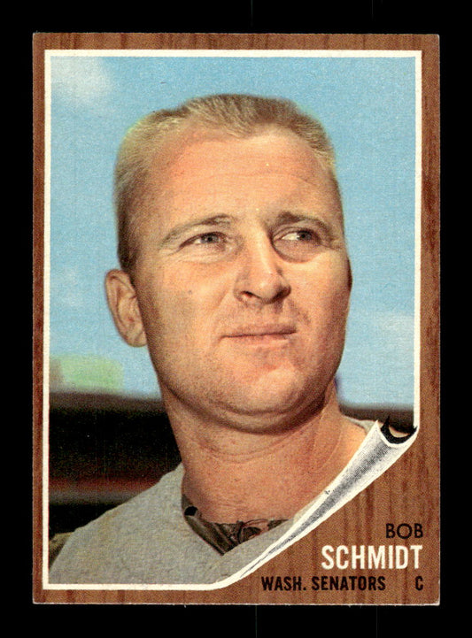 1962 Topps #262 Bob Schmidt Washington Senators EX CS26015044