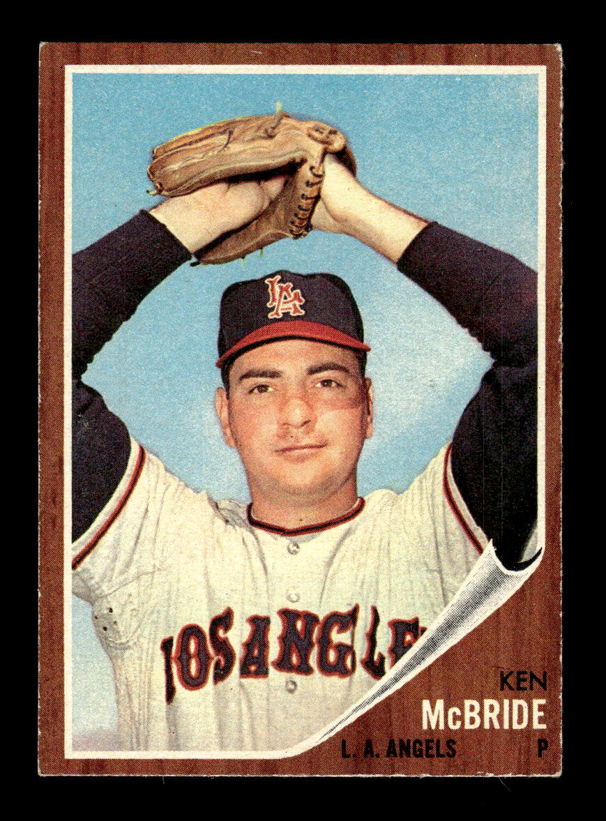 1962 Topps #268 Ken McBride Los Angeles Angels EX CS26015050