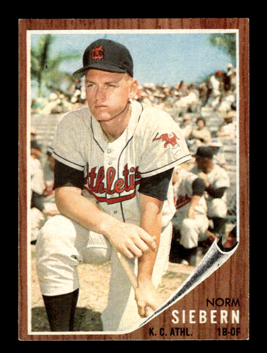 1962 Topps #275 Norm Siebern Kansas City Athletics EX CS26015057