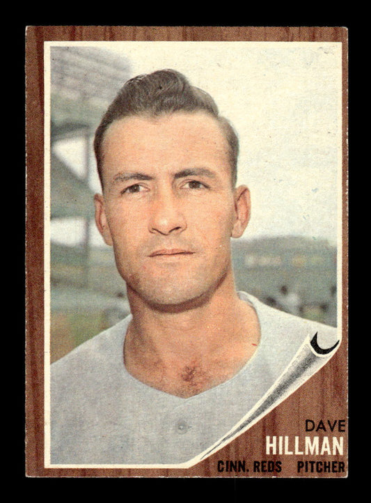 1962 Topps #282 Dave Hillman Cincinnati Reds EX CS26015063