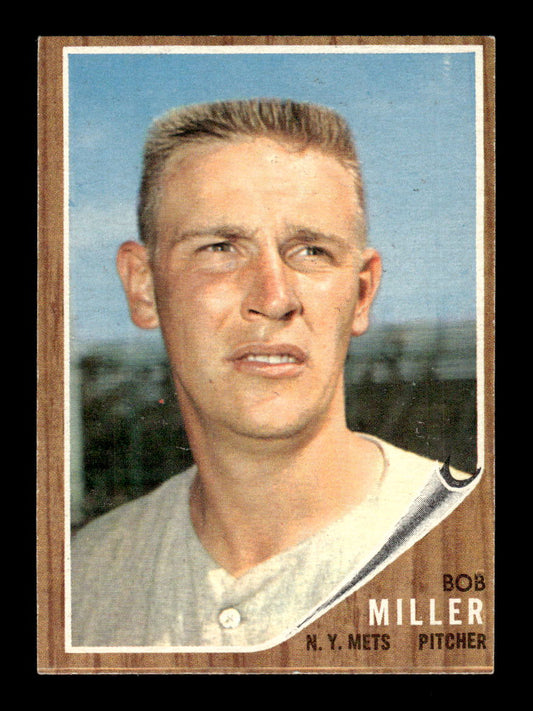1962 Topps #293 Bob Miller New York Mets EX CS26015070