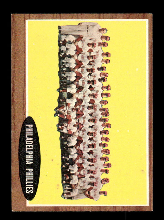 1962 Topps #294 Philadelphia Phillies Philadelphia Phillies EX CS26015071