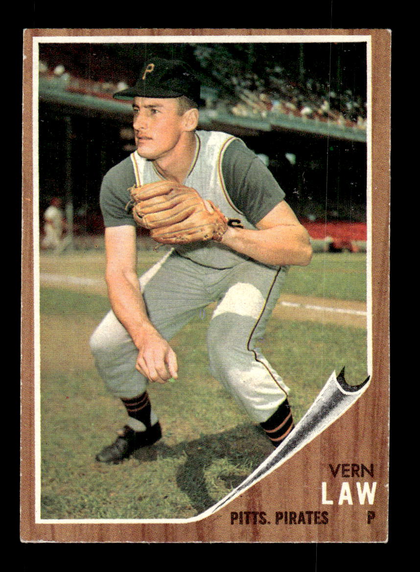 1962 Topps #295 Vern Law Pittsburgh Pirates EX CS26015072