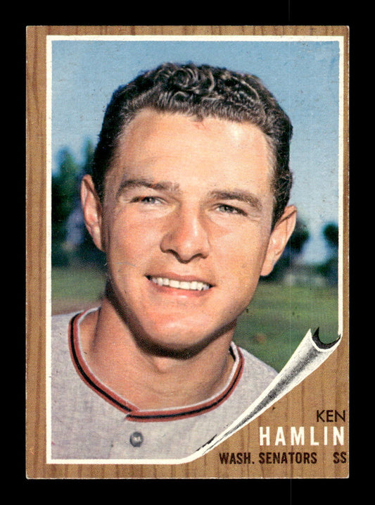 1962 Topps #296 Ken Hamlin Washington Senators EX CS26015073