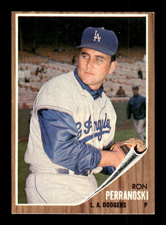 1962 Topps #297 Ron Perranoski Los Angeles Dodgers EX CS26015074