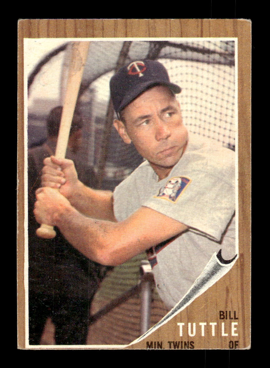 1962 Topps #298 Bill Tuttle Minnesota Twins EX CS26015075