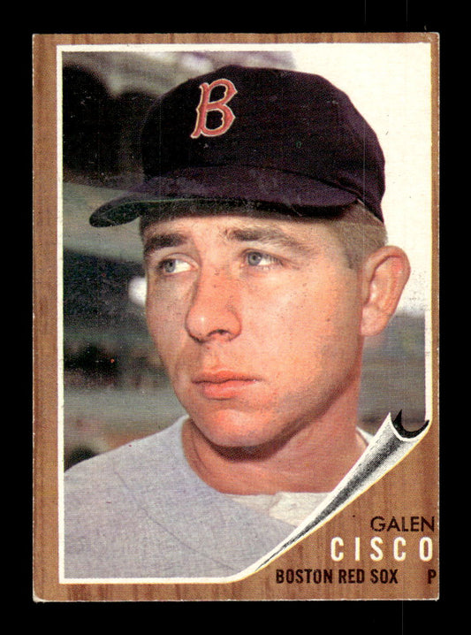 1962 Topps #301 Galen Cisco Boston Red Sox EX CS26015077