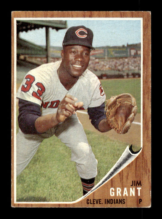 1962 Topps #307 Jim Grant Cleveland Indians EX CS26015083