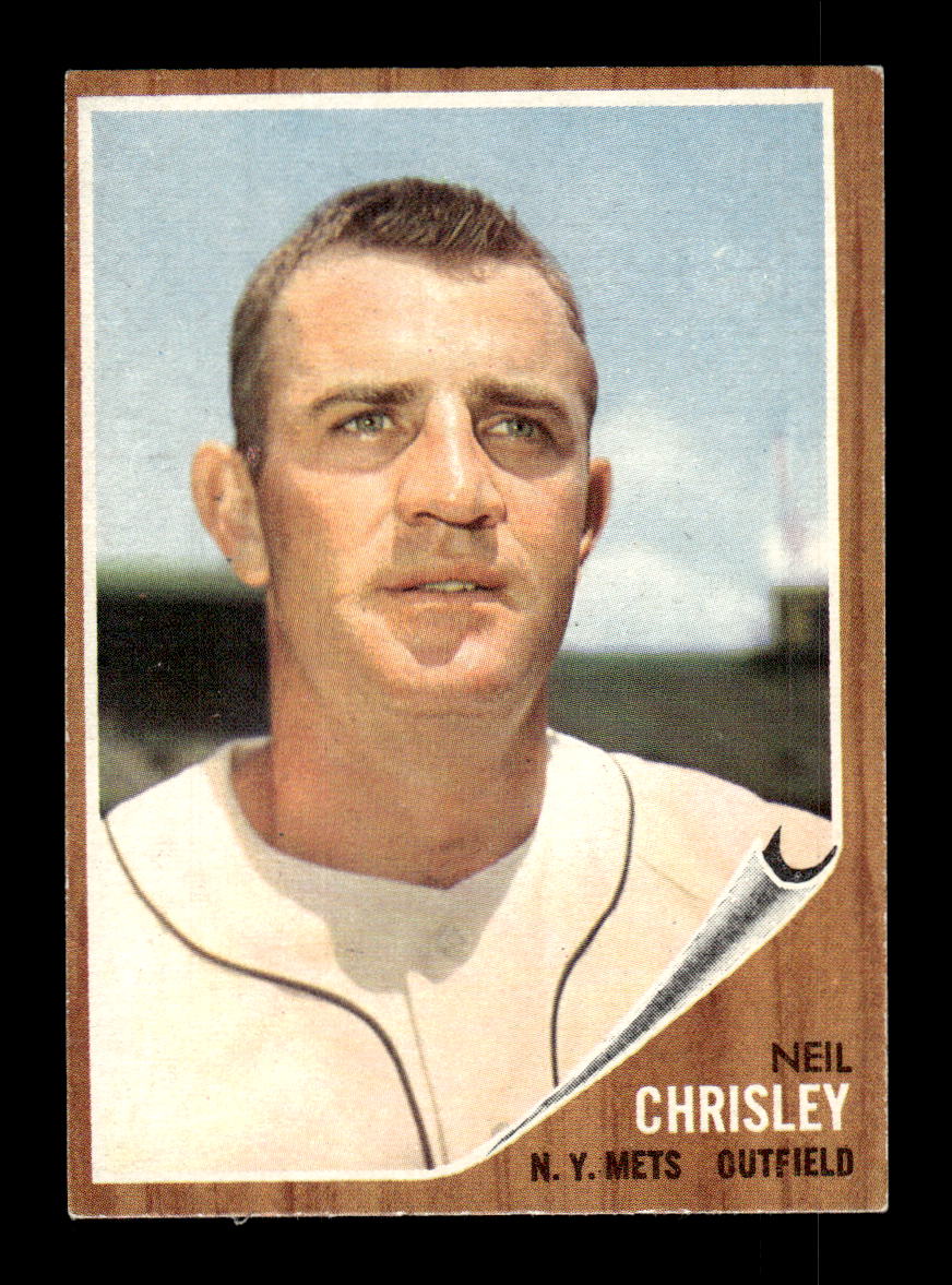 1962 Topps #308 Neil Chrisley New York Mets EX CS26015084