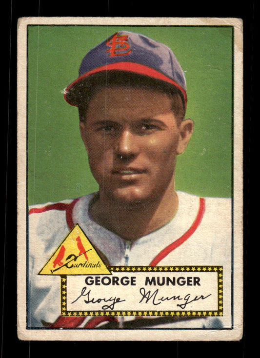 1952 Topps #115 George Munger St. Louis Cardinals VG CS26015087