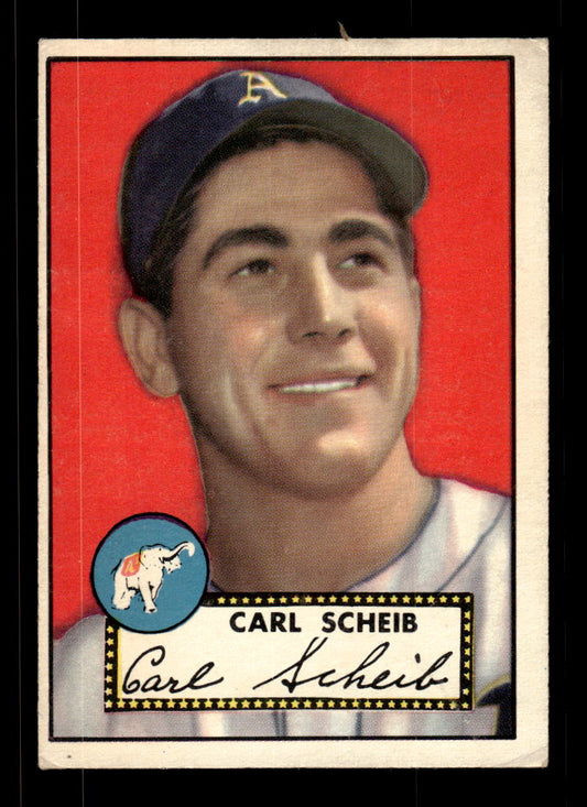 1952 Topps #116 Carl Scheib Philadelphia Athletics LOW GRADE CS26015088