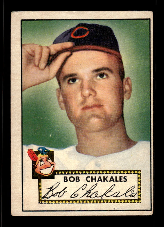 1952 Topps #120 Bob Chakales Cleveland Indians LOW GRADE CS26015092
