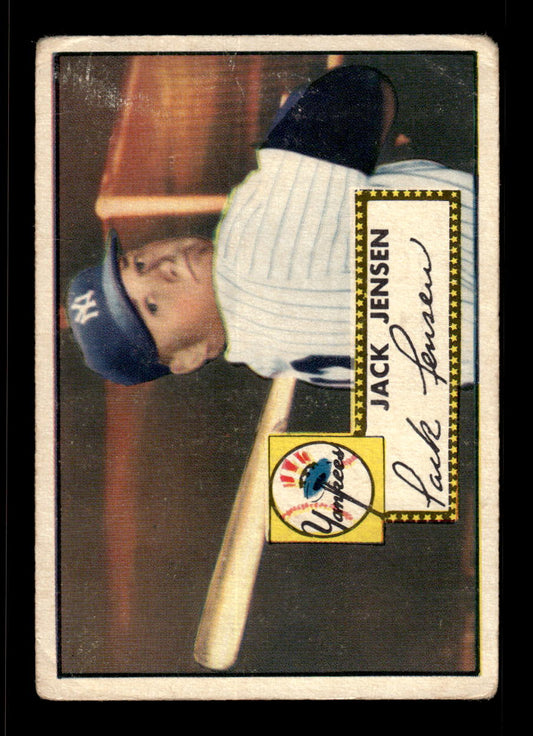 1952 Topps #122 Jack Jensen New York Yankees LOW GRADE CS26015094
