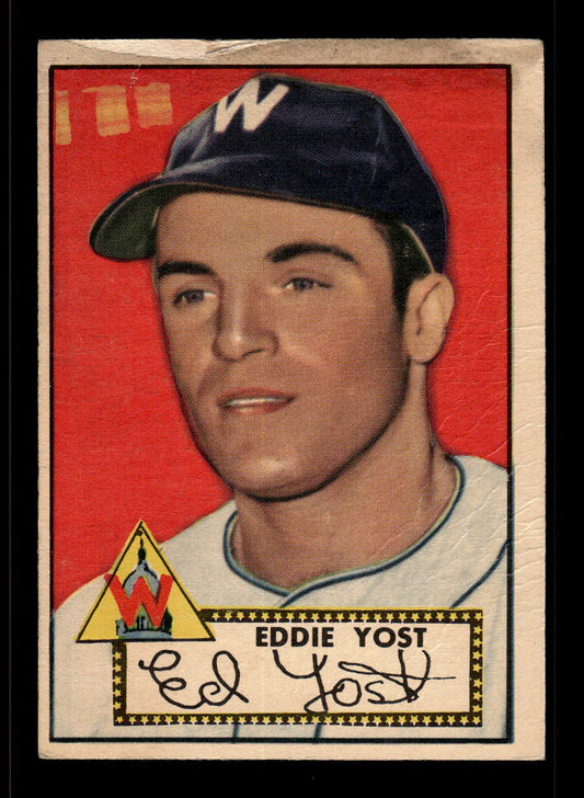 1952 Topps #123 Eddie Yost Washington Senators LOW GRADE CS26015095