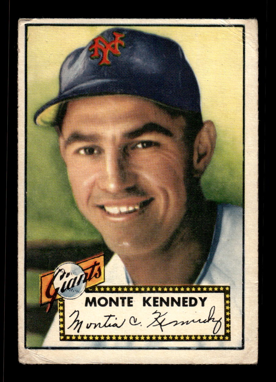 1952 Topps #124 Monte Kennedy New York Giants LOW GRADE CS26015096