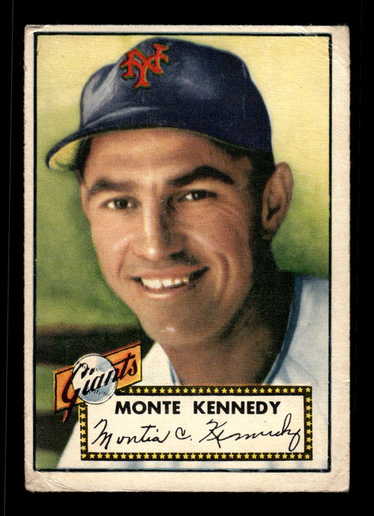 1952 Topps #124 Monte Kennedy New York Giants LOW GRADE CS26015096