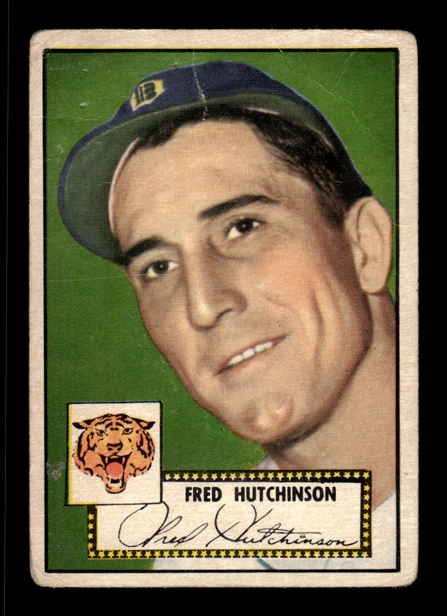 1952 Topps #126 Fred Hutchinson Detroit Tigers LOW GRADE CS26015098