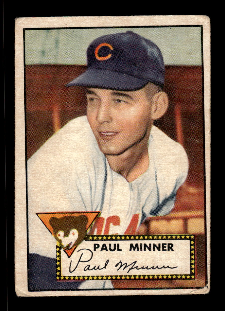 1952 Topps #127 Paul Minner Chicago Cubs LOW GRADE CS26015099