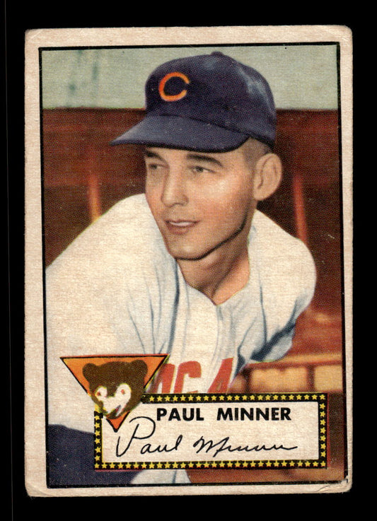 1952 Topps #127 Paul Minner Chicago Cubs LOW GRADE CS26015099