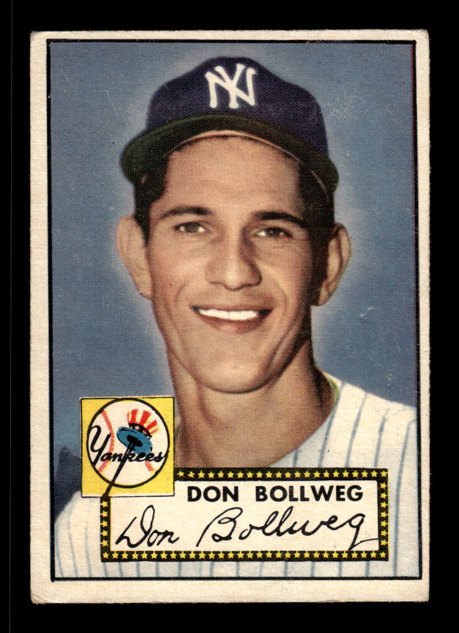 1952 Topps #128 Don Bollweg New York Yankees LOW GRADE CS26015100