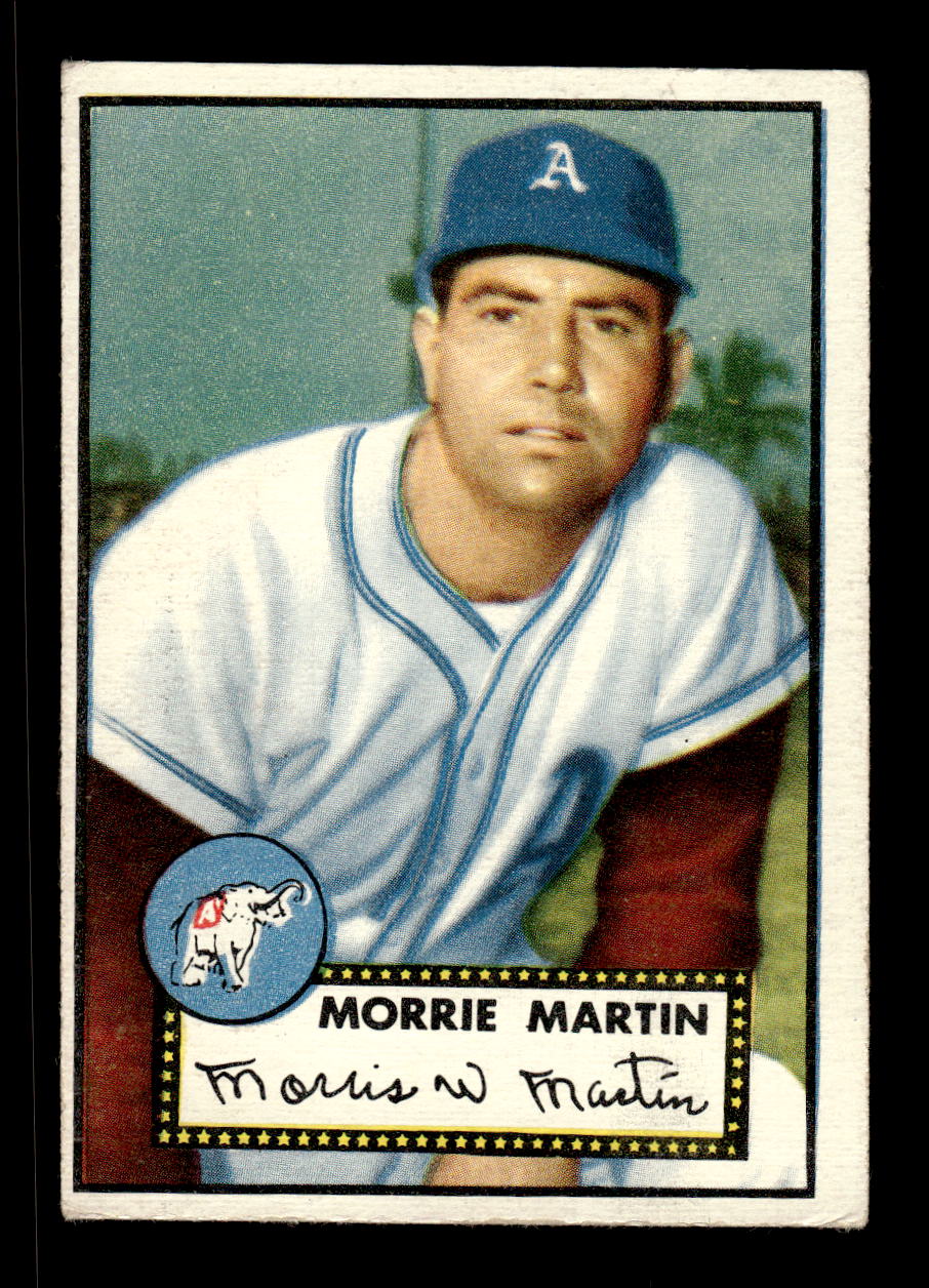 1952 Topps #131 Morrie Martin Philadelphia Athletics LOW GRADE CS26015102