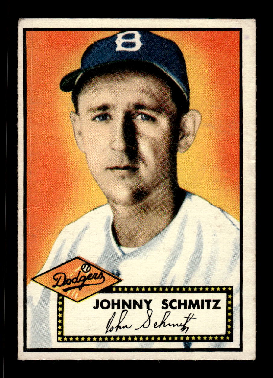 1952 Topps #136 Johnny Schmitz Brooklyn Dodgers VG CS26015107