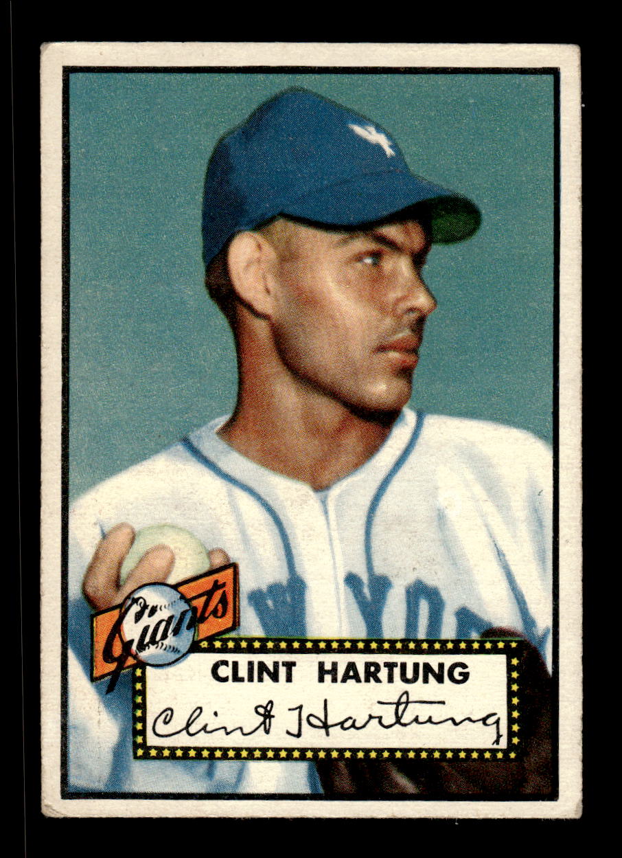 1952 Topps #141 Clint Hartung New York Giants LOW GRADE CS26015112