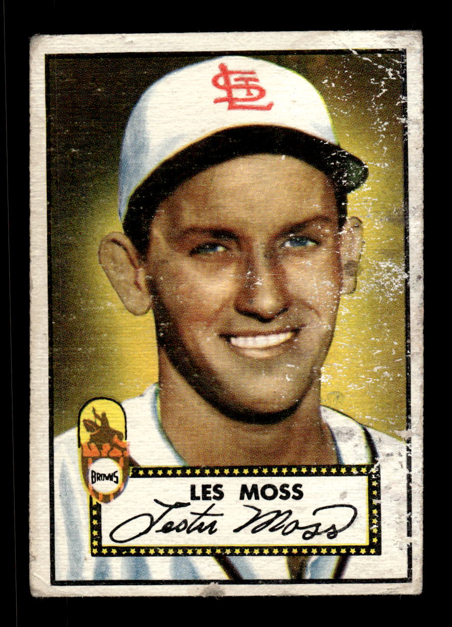 1952 Topps #143 Les Moss St. Louis Browns LOW GRADE CS26015115