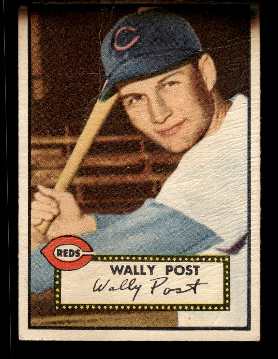 1952 Topps #151 Wally Post Cincinnati Reds LOW GRADE CS26015122