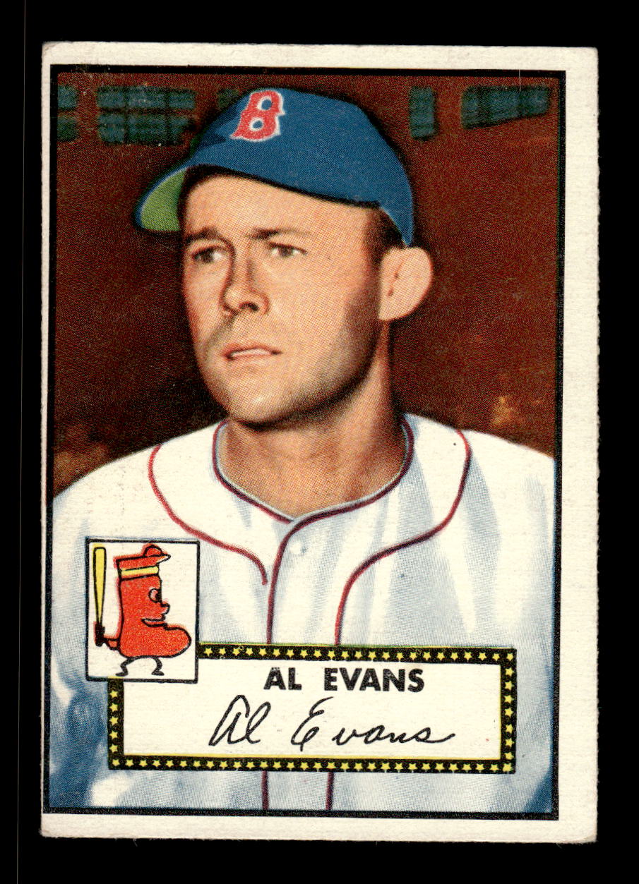 1952 Topps #152 Al Evans Boston Red Sox VG CS26015123