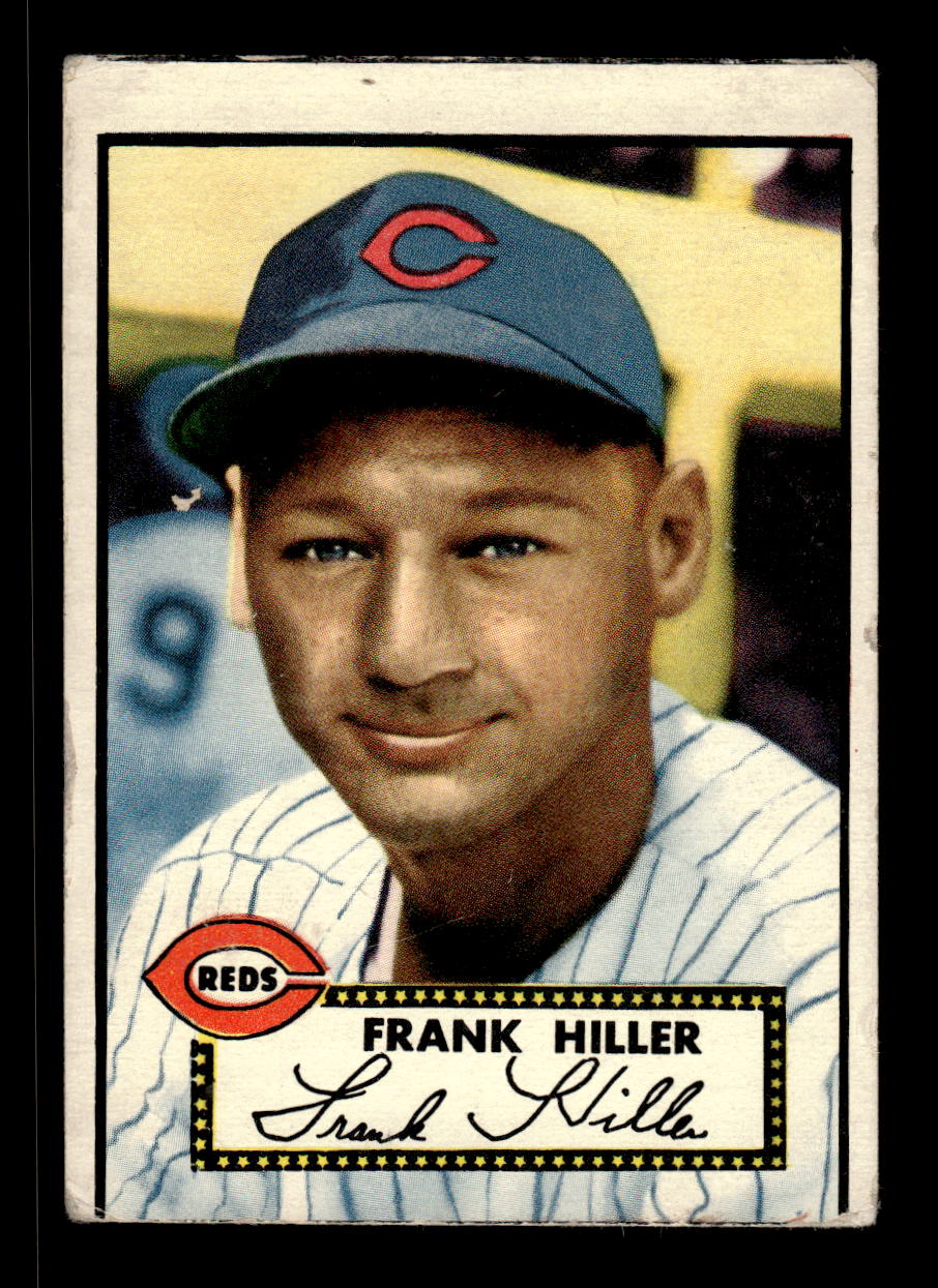 1952 Topps #156 Frank Hiller Cincinnati Reds VG CS26015127