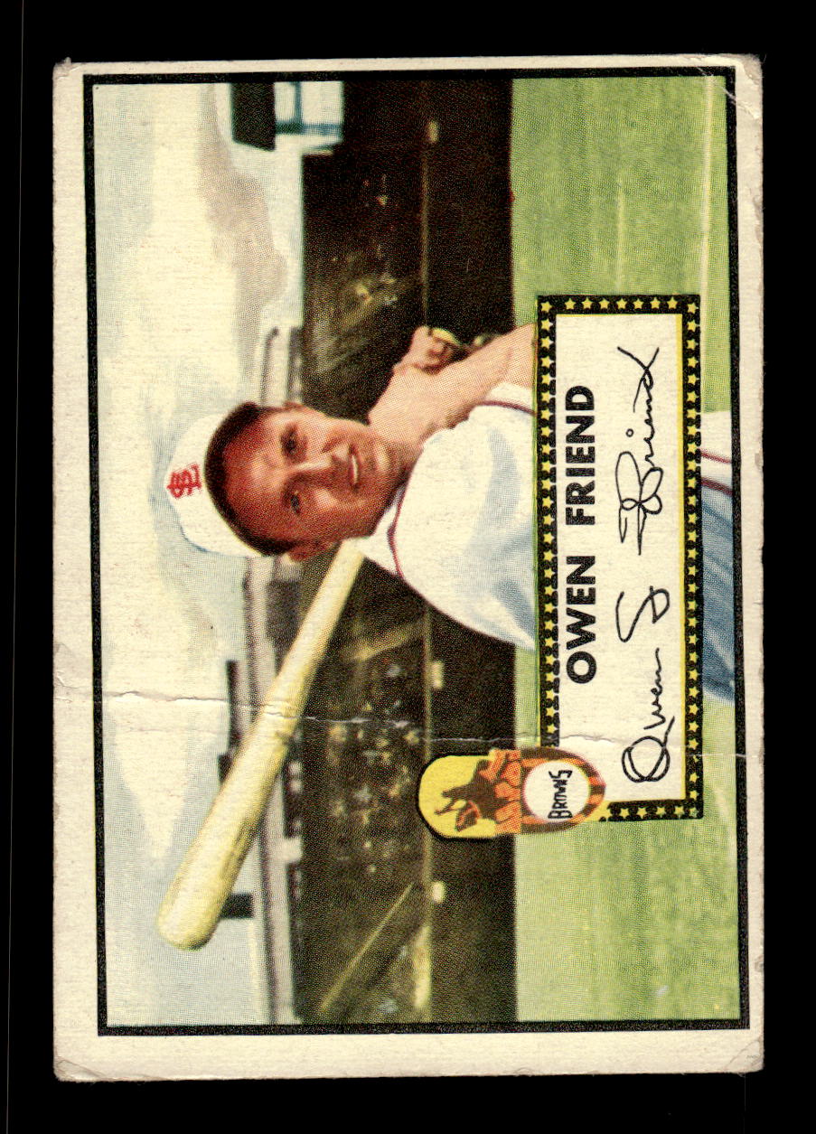 1952 Topps #160 Owen Friend St. Louis Browns LOW GRADE CS26015130
