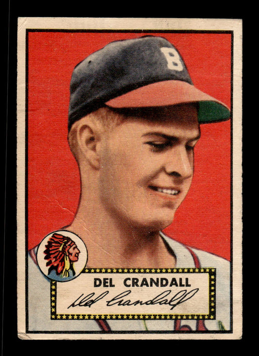 1952 Topps #162 Del Crandall Boston Braves LOW GRADE CS26015132