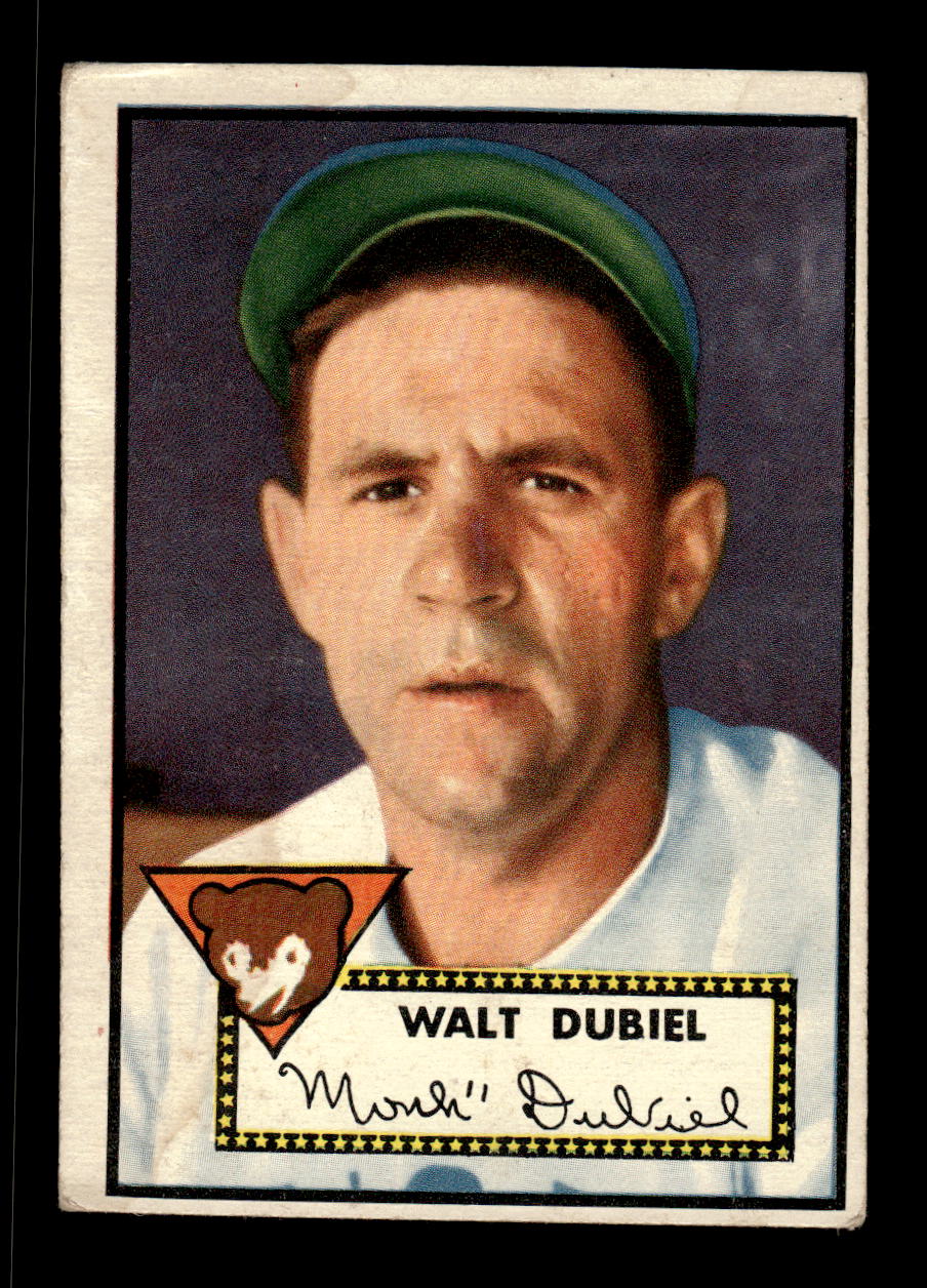 1952 Topps #164 Walt Dubiel Chicago Cubs LOW GRADE CS26015134