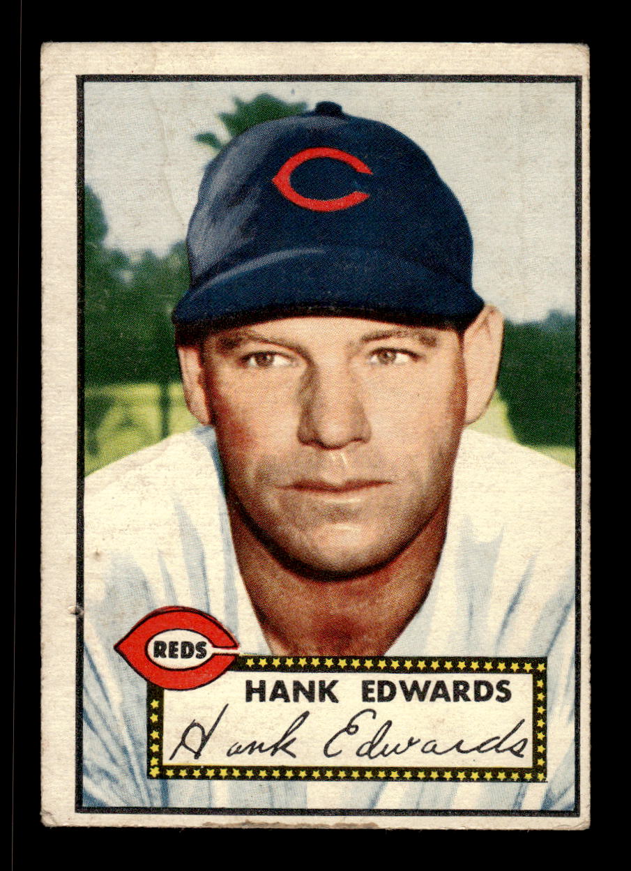 1952 Topps #176 Hank Edwards Cincinnati Reds LOW GRADE CS26015145