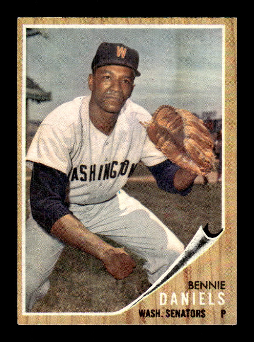 1962 Topps #378 Bennie Daniels Washington Senators EX CS26015151