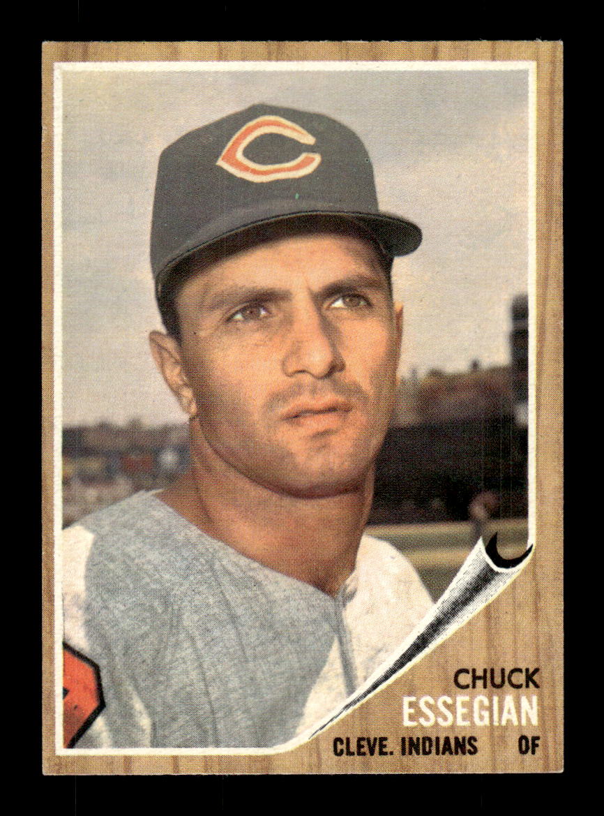 1962 Topps #379 Chuck Essegian Cleveland Indians EX CS26015152