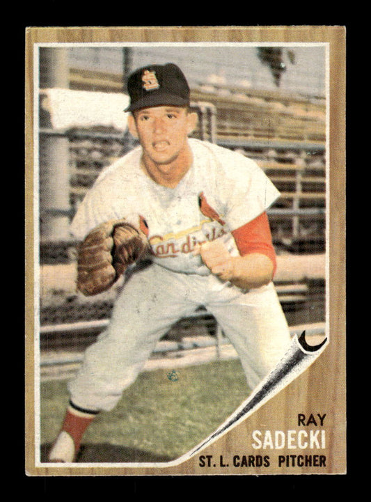 1962 Topps #383 Ray Sadecki St. Louis Cardinals EX CS26015156