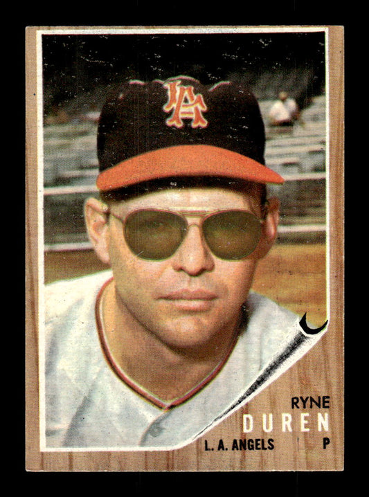 1962 Topps #388 Ryne Duren Los Angeles Angels EX CS26015159