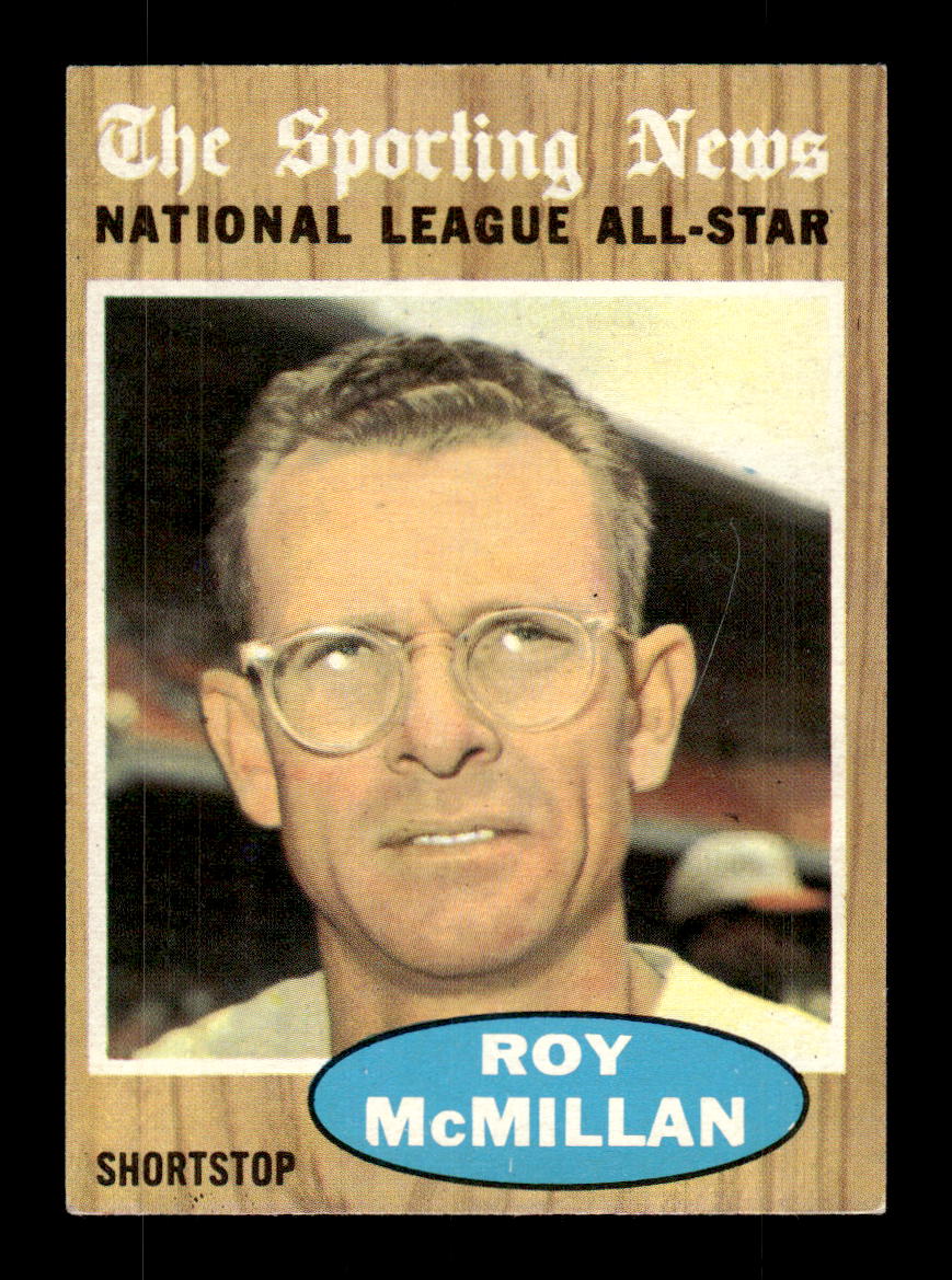 1962 Topps #393 Roy McMillan Milwaukee Braves EX CS26015163