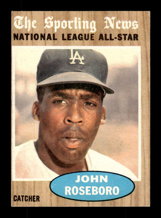 1962 Topps #397 John Roseboro Los Angeles Dodgers EX CS26015164