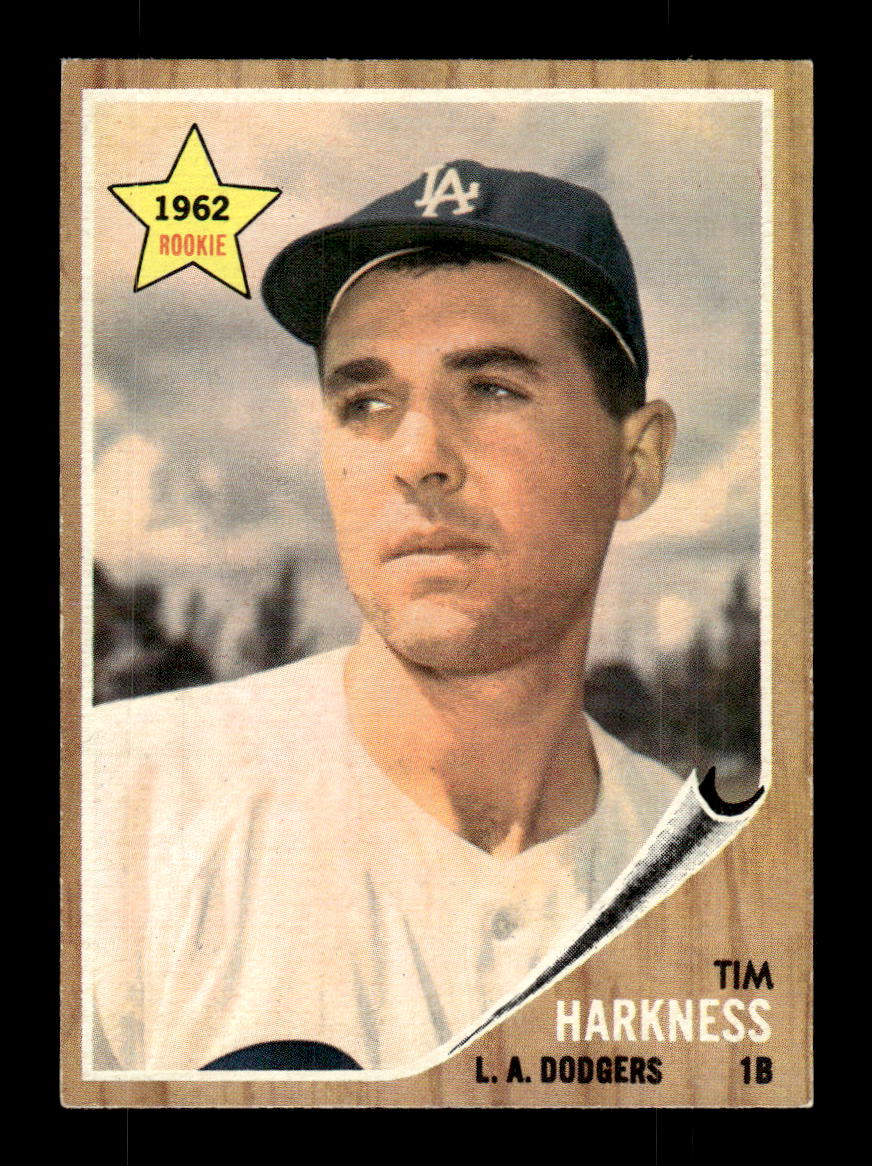 1962 Topps #404 Tim Harkness Los Angeles Dodgers EX CS26015168