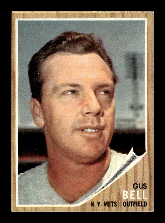 1962 Topps #408 Gus Bell New York Mets EX CS26015172