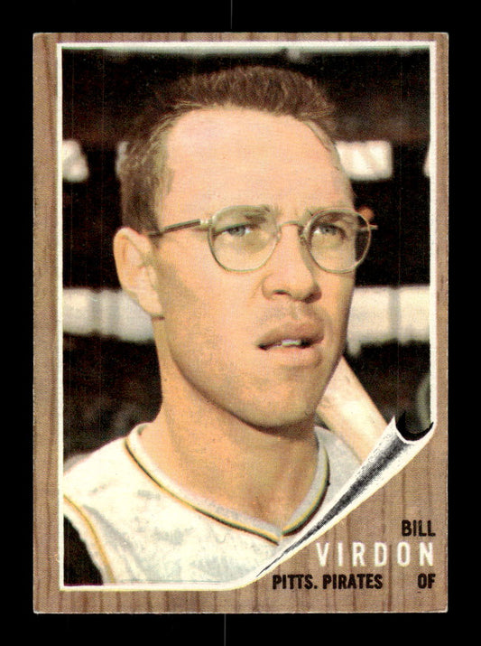 1962 Topps #415 Bill Virdon Pittsburgh Pirates EX CS26015177