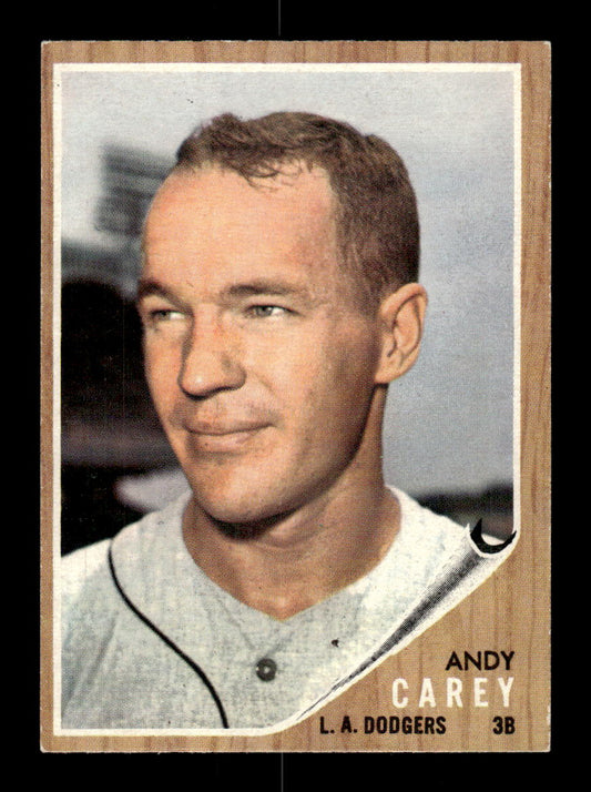 1962 Topps #418 Andy Carey Los Angeles Dodgers EX CS26015179